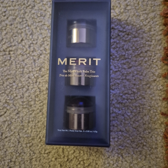 MERIT Mini Flush Balm Blush Trio Limited Edition Holiday 2025 - Picture 6 of 7